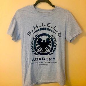 Agents Of SHIELD Academy Of Science And Technology Ash Grey T-Shirt